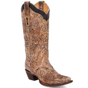 Corral Barstow Crystal Cowboy Boots 💎